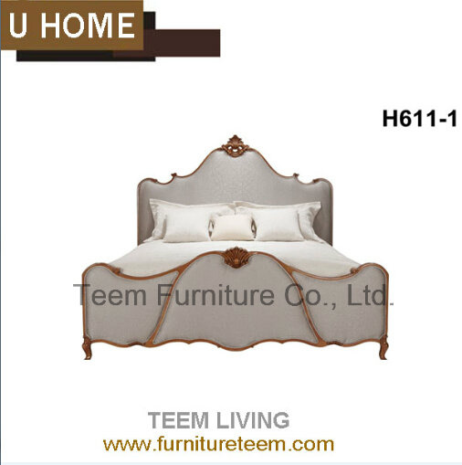 Classic Royal Bed for Bedroom with Beech Wood