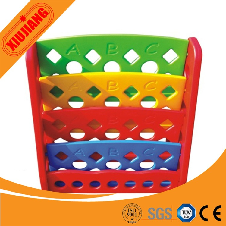 Colorful Plastic Kids Toy Book Shelf for Sale