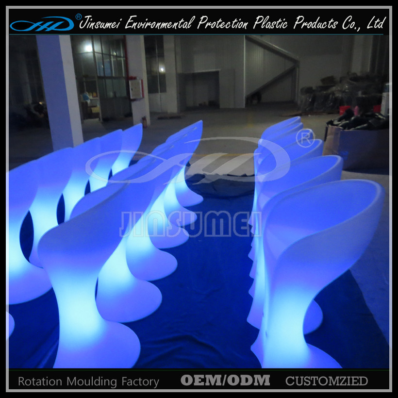 Factory Direct Prices Plastic LED Bar Furniture