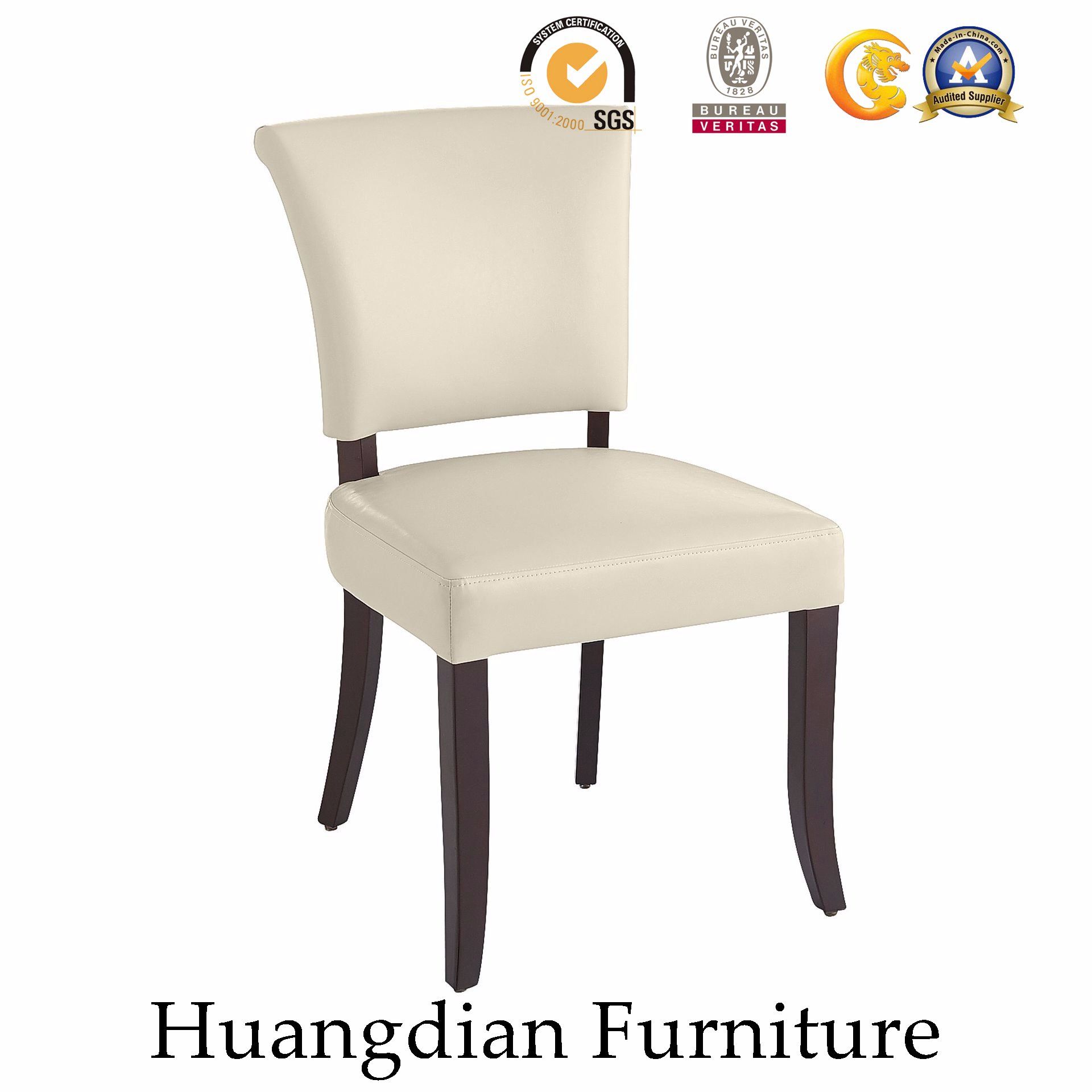 Wholesale Wooden Furniture Restaurant Fabric Dining Chair (HD455)