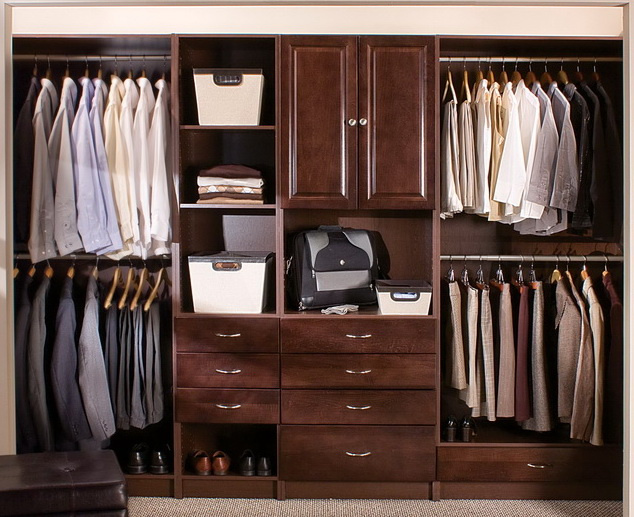 Brown Color Wooden Wardrobe (Bedroom Furniture)