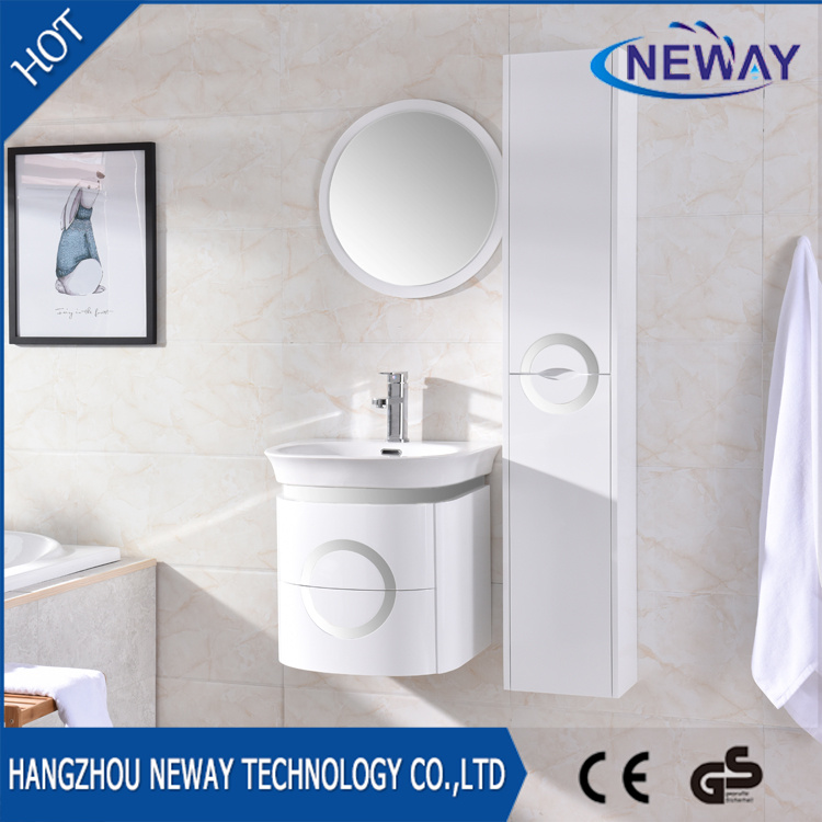 Wall Mounted Modern PVC Bathroom Cabinets