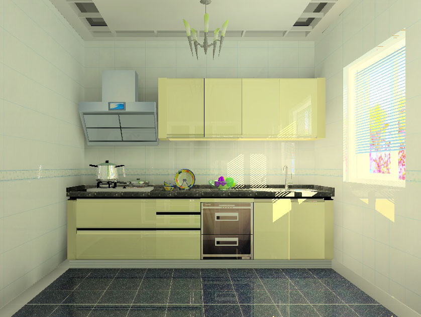Lacquered Kitchen Cabinet