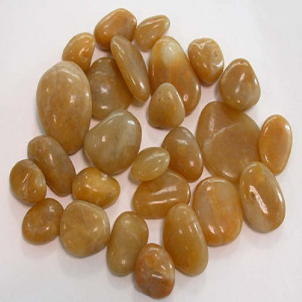 Yellow Stone River Pebbles Garden Decoration