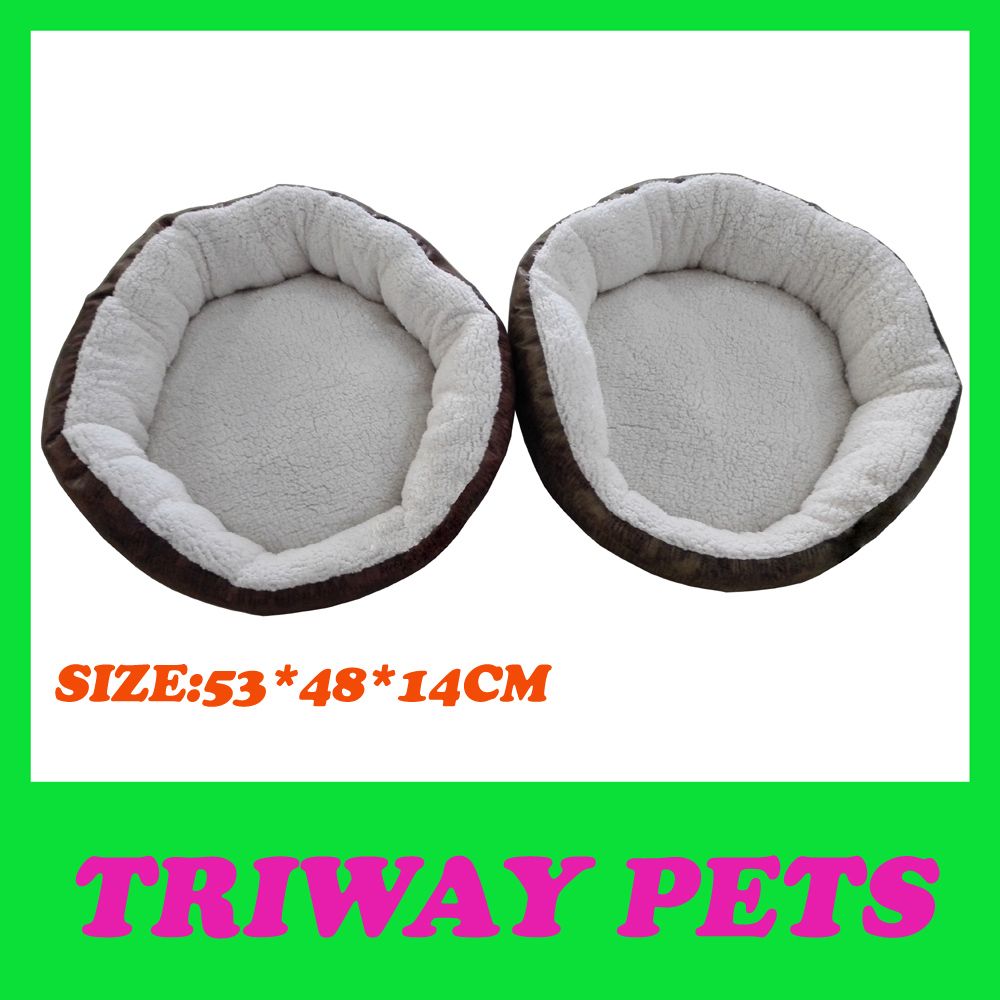 Soft Velveteen Dog Bed (WY161021)