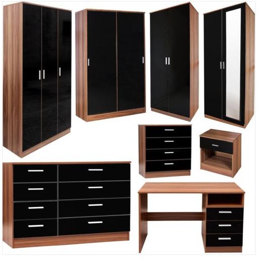 New Design MDF Wardrobe with Desak