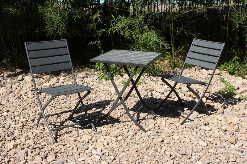 Waterproof Wooden Table and Chair Garden Outdoor Furniture (FS-4101+FS-4102)
