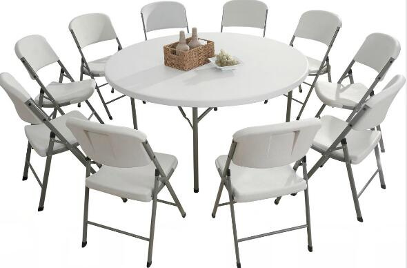 Modern Cheap Plastic Foldable Round Table (YCZ-160R)