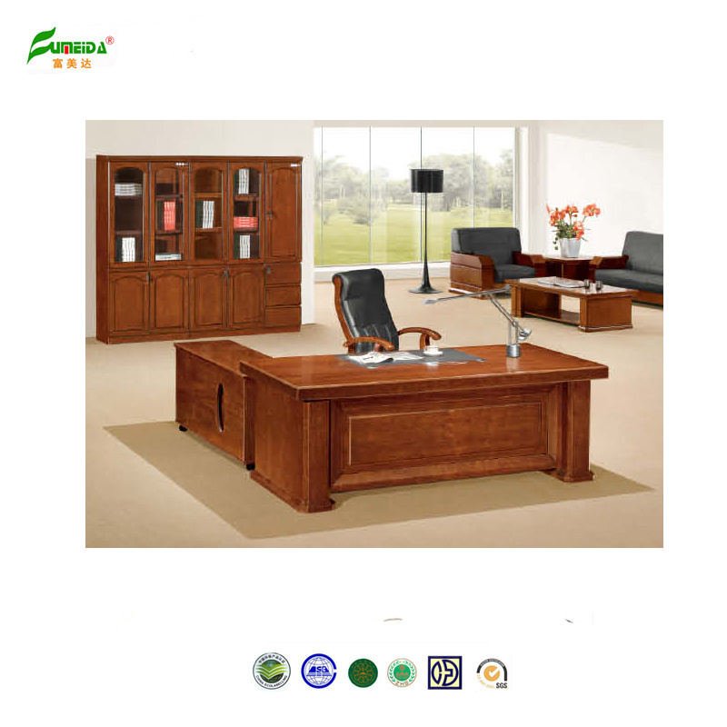 MDF High Quality Wood Veneer Office Table