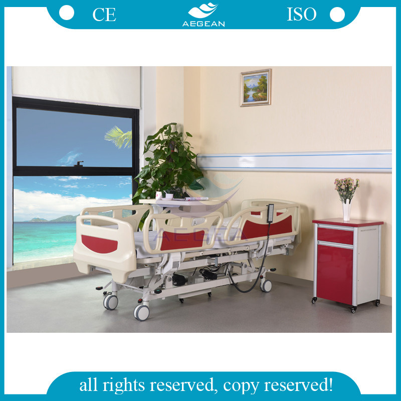 AG-By003c Used for Intensive Care Adjustable Five-Functions Electric Hospital Bed for Paralyzed Patients