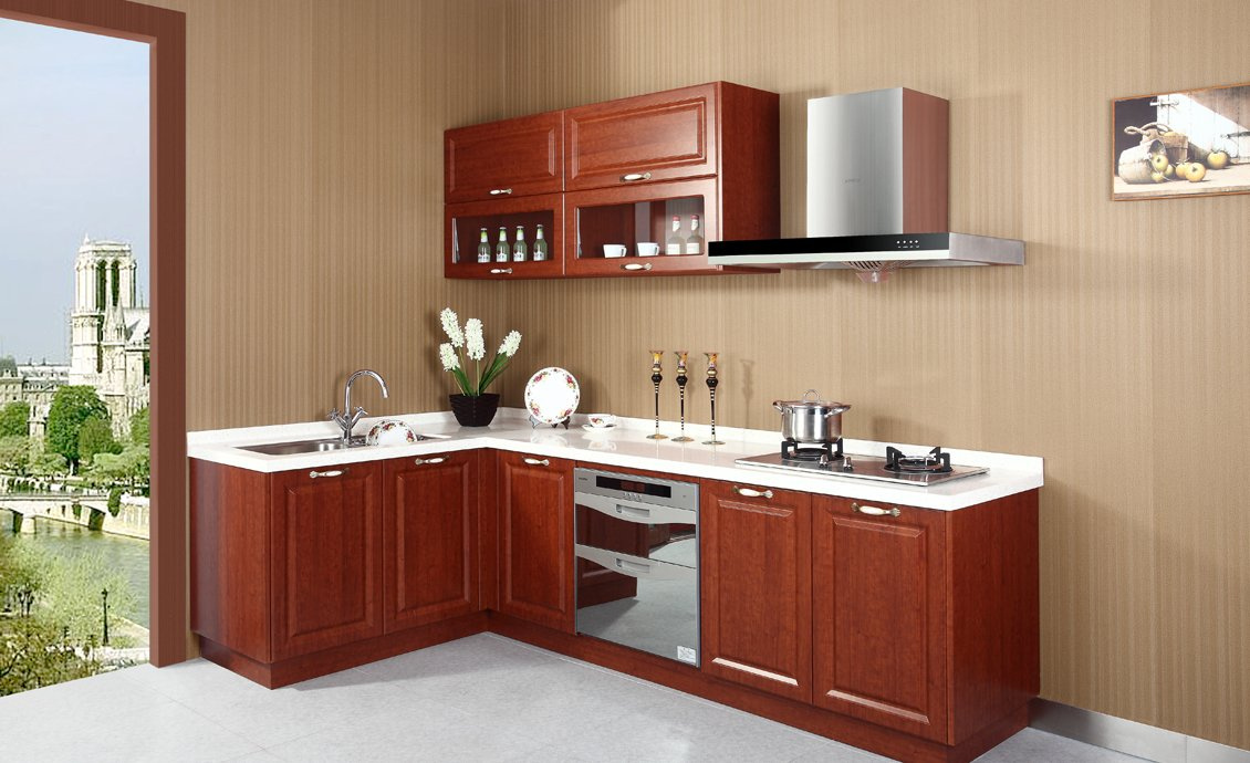 Best Sense Newly Modern Solid Wood Kitchen Furniture (zq-027)