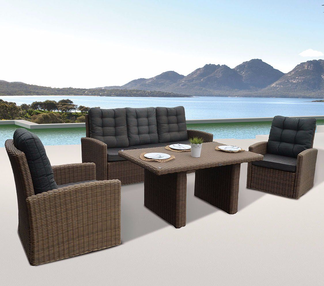 Outdoor Patio Rattan Wicker Garden Dynasty Home Hotel Office Outdoor Sofa (J471)