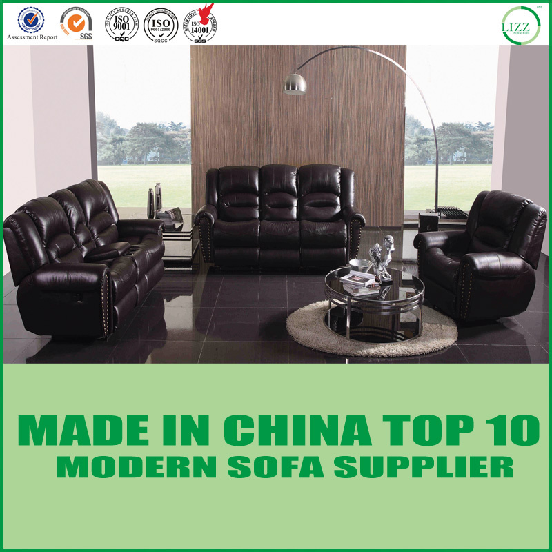 Modular Sectionals Furniture Leather Functional Recliner Sofa for Theater