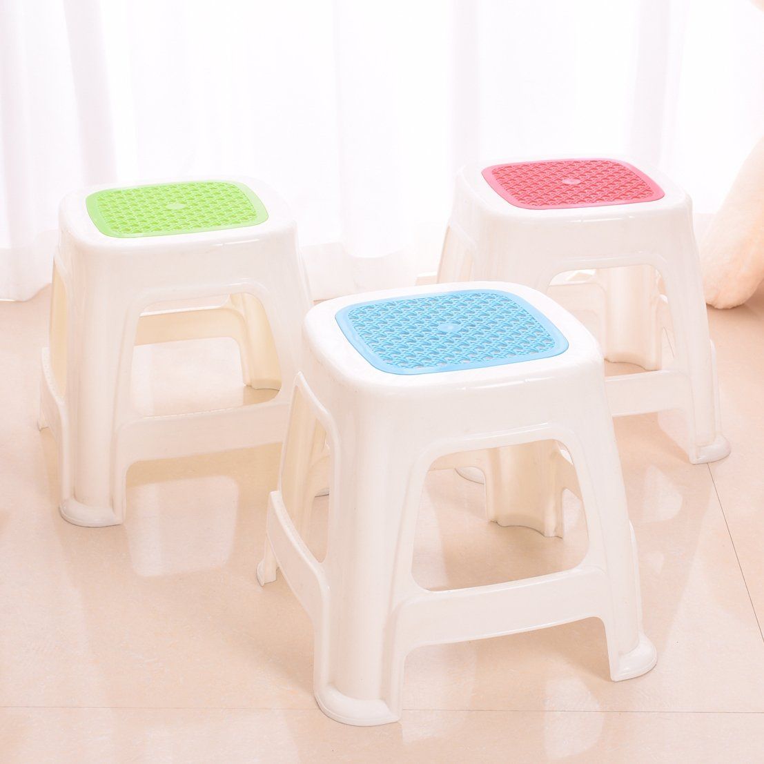 Stackable Plastic Square Children Foot Stools