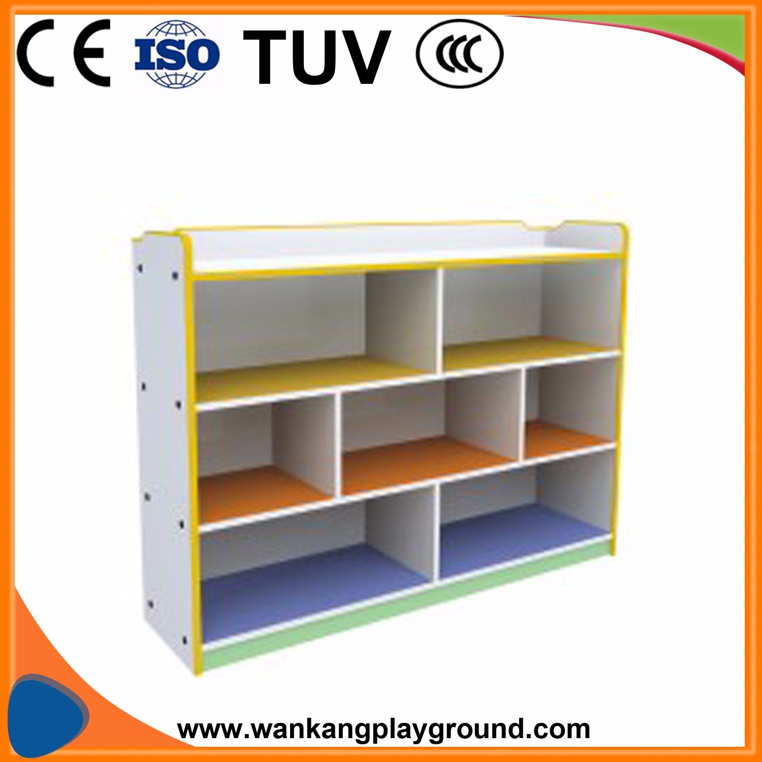 Children Kindergarden Furniture Bookcase (WK-NN71115A)
