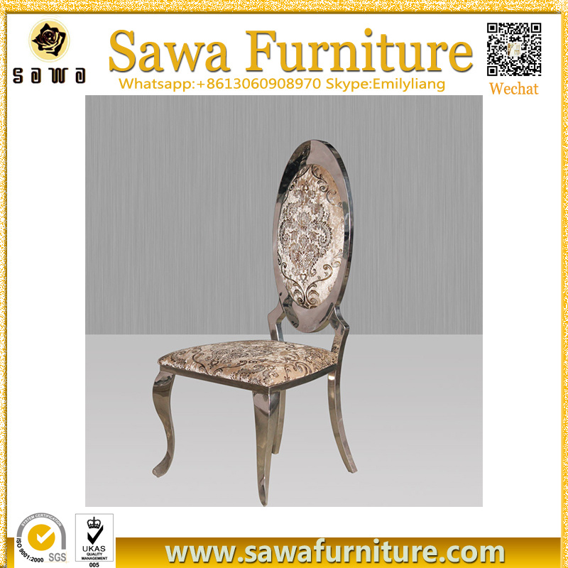 Stainless Steel Hotel Banquet Chair Dining Room Chair