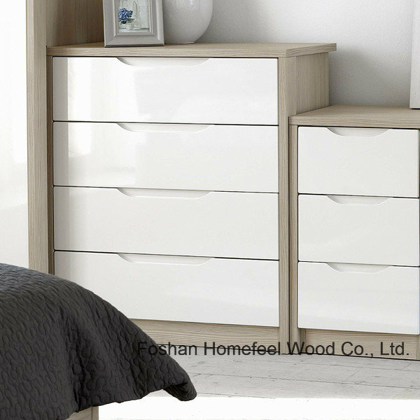 Fashion Simply Painting Bedroom 4 Drawer Chest Cabinet (HC30)