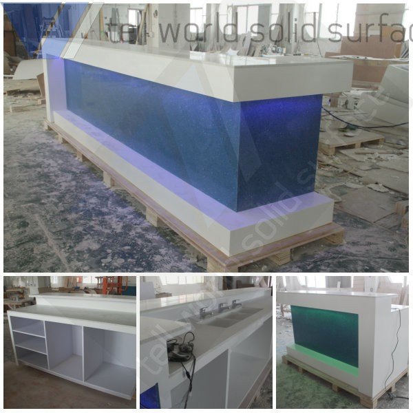 LED Bar Table Nightclub Bar Counter with LED