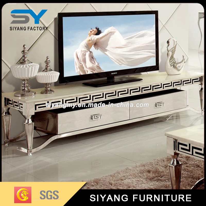 Elegance Living Room Furniture Set Cabinet TV Table