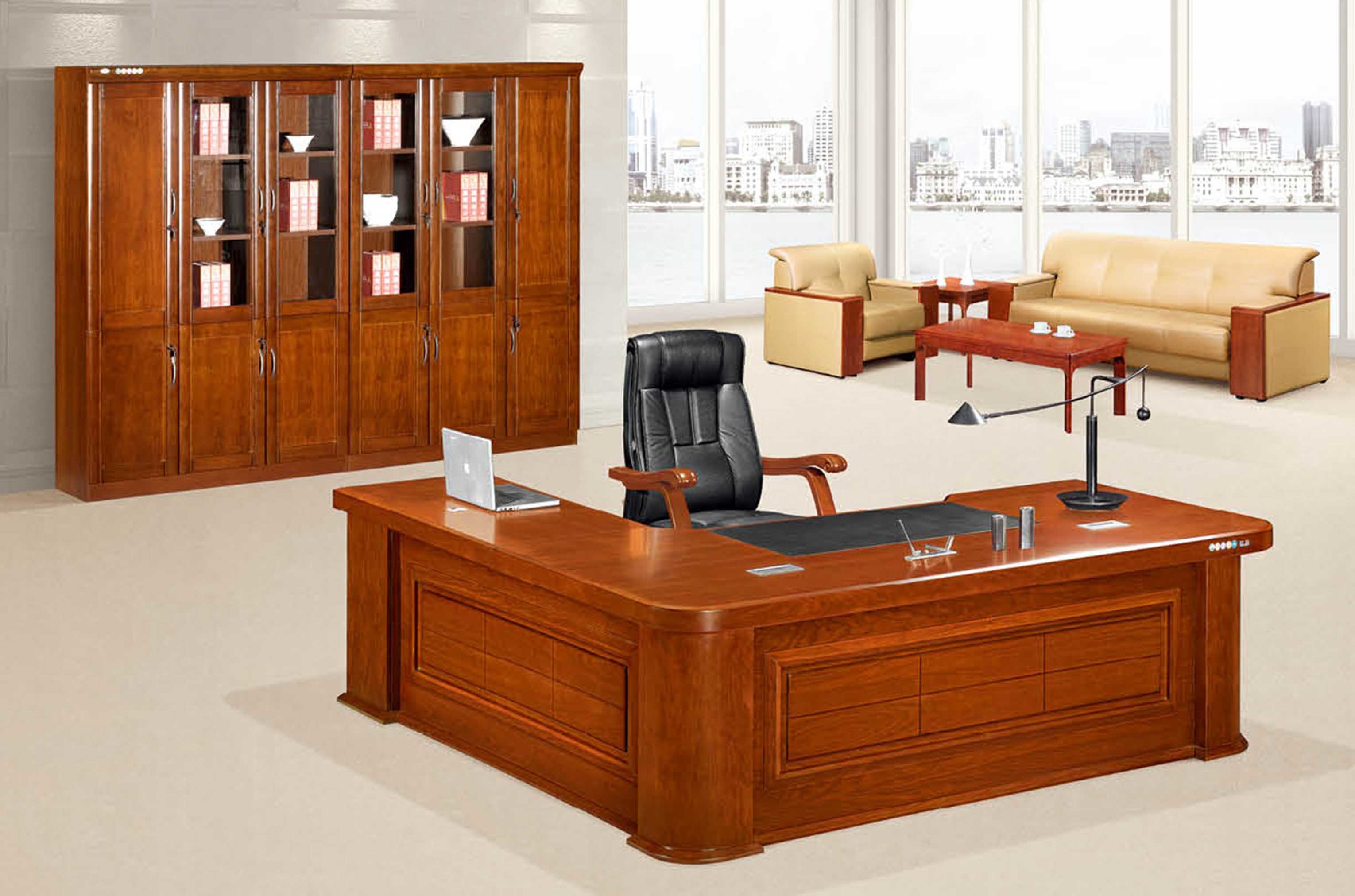 Chinese Office Furniture Antique Wooden Executive Desk