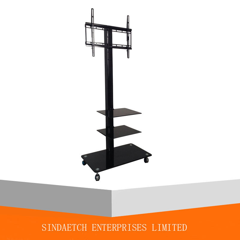 Glass TV Rack / TV Stand / Floor Stand / TV Table for Big Television 42