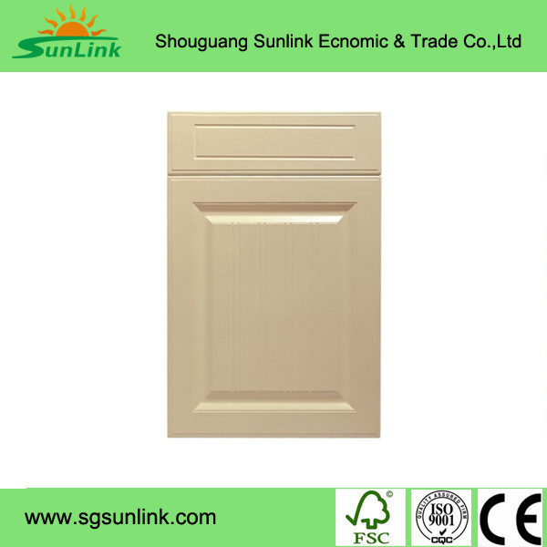 Kitchen Furniture PVC Film MDF Kitchen Cabinet Door
