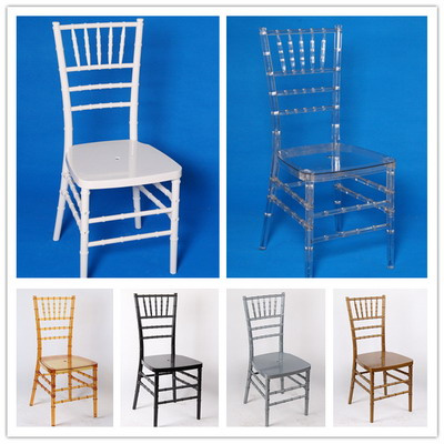 Colorful PC Transparent Chivari Chair