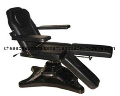 Black Leather Hydraulic Beauty Massage Facial Bed