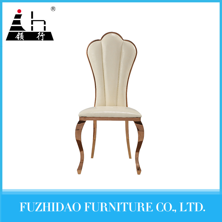 Modern Stainless Steel Dining European Metal Chair