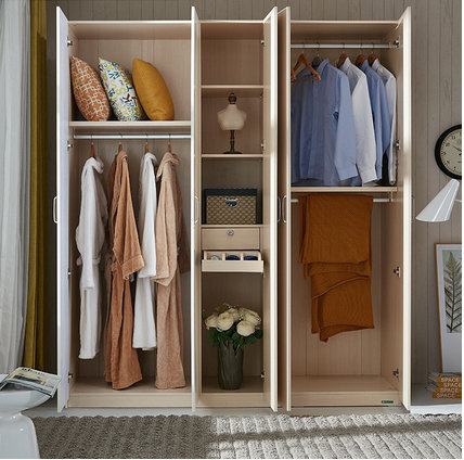 5 Doors Wardrobe with Big Storage Space