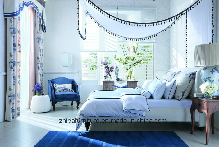 Zhida Furniture Modern Fashion Bedroom Furniture/Fabric Bed