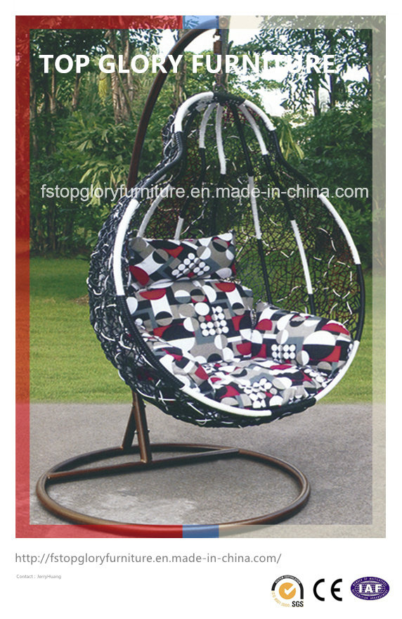 Outdoor Furniture Wicker Hanging Chair Rattan Furniture Swing (TGDL-018)