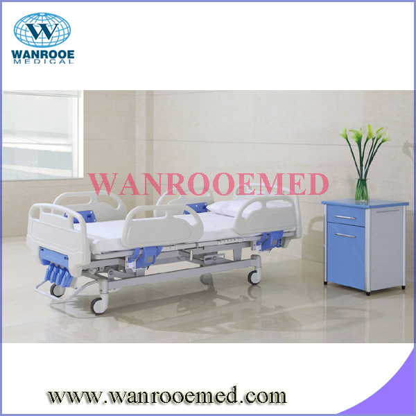 Bam502 Hospital Furniture Four Shake Manual Nursing Bed