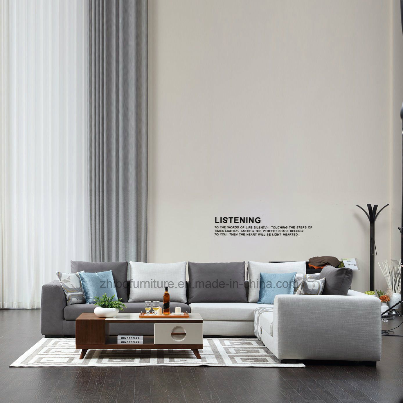 2018 New Corner Fabric Sofa for Home Furniture