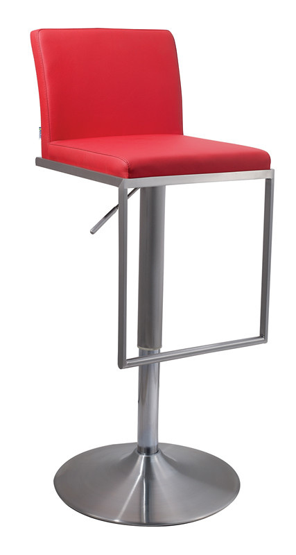 High Back Stainless Steel Bar Stool