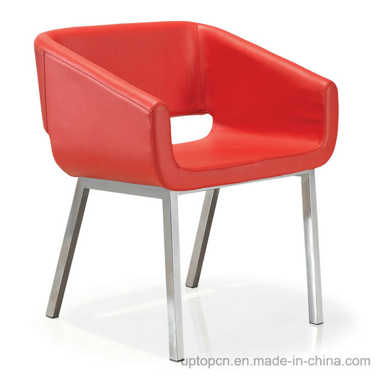 Red Leather High-Class Restaurant Hotel Dining Chair (SP-HC095)