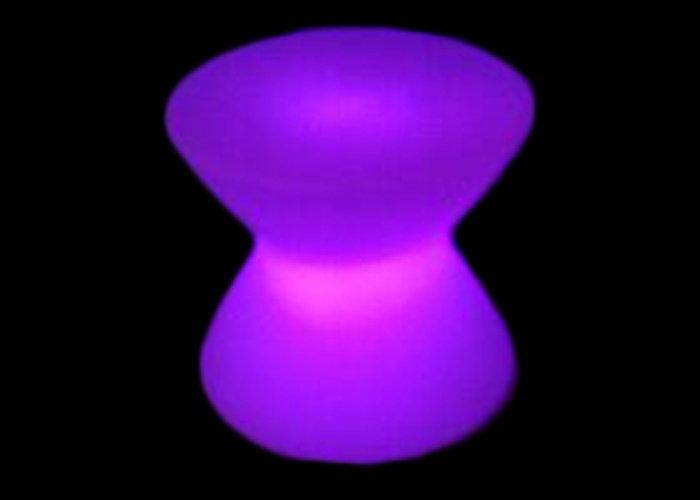 Custom Modern Plastic Rechargeable LED Kitchen Bar Chair