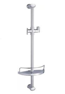 Shower Sliding Bar with Shelf