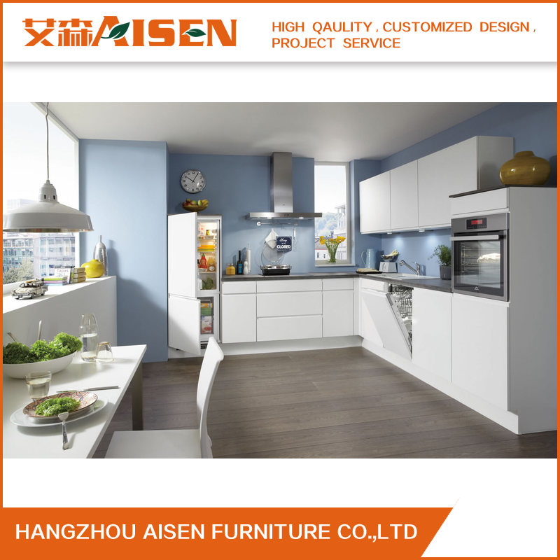 2018 American Ready Made Lacquer Kitchen Cabinets