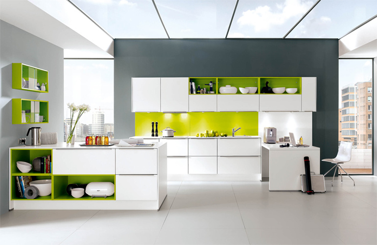 Modern Glossy Finish Wooden Furniture Kitchen Cabinet for Sale (customized)