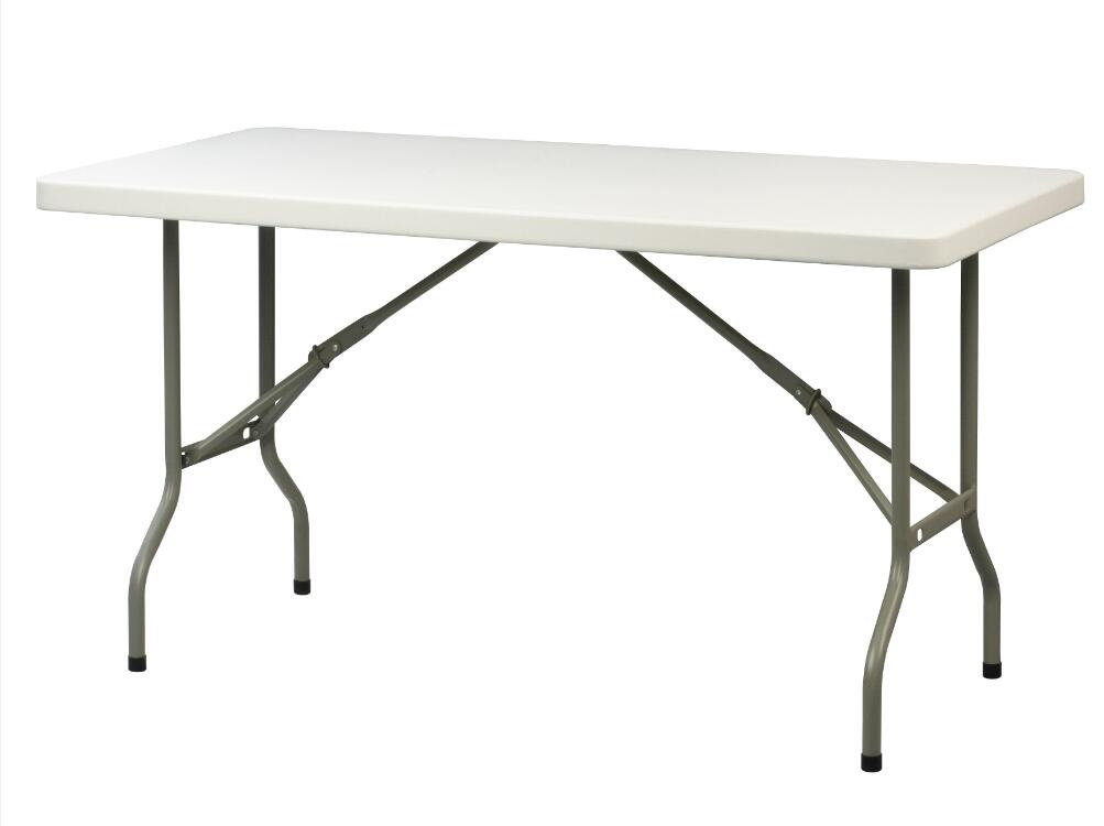 6 Seats Portable Plastic Folding Table for Camping Picnic Dining Party