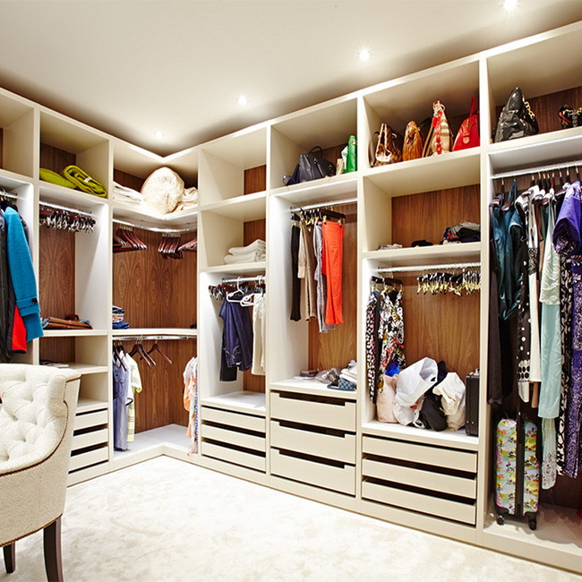 MDF Wooden Walk in Closet Cabinets