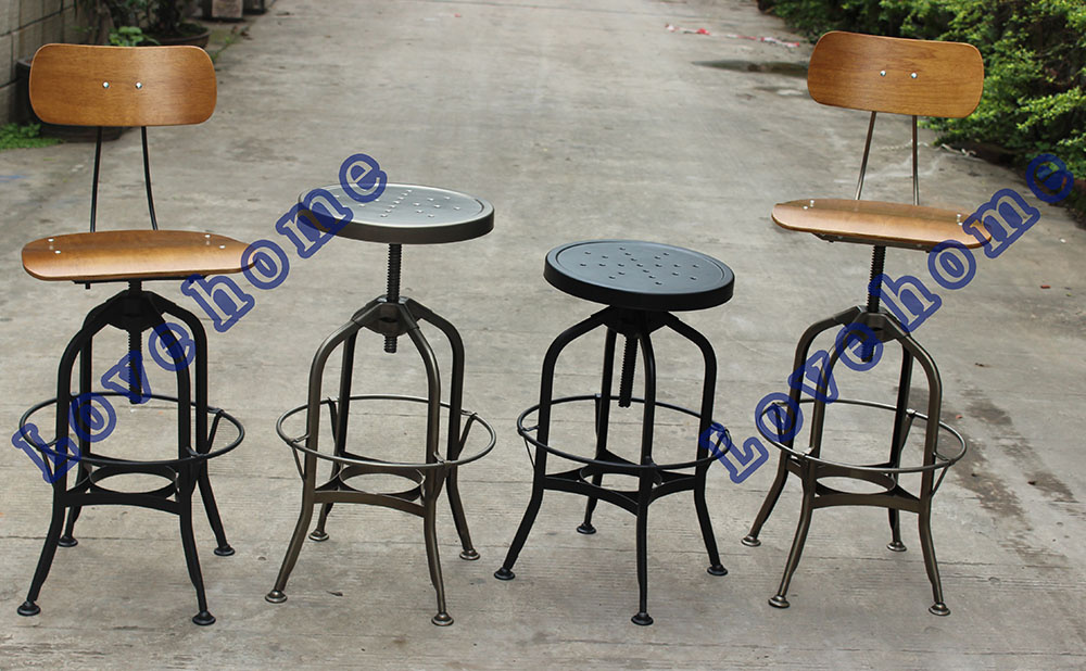Industrial Classic Metal Restaurant Dining Garden Toledo Chairs Barstools