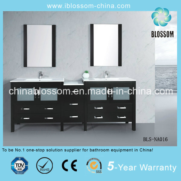 Modern Painting Bathroom Vanity MDF Wooden Bathroom Cabinet (BLS-NA016)