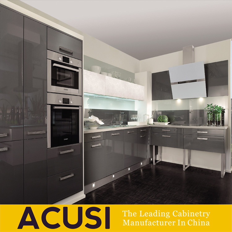 Wholesale Customized Lacquer Modern MDF Kitchen Cabinet (ACS2-L122)