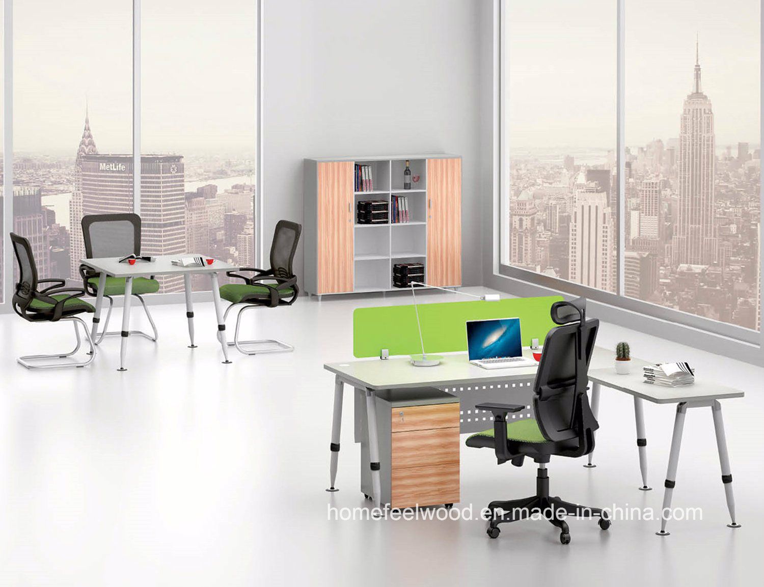 Popluar Steel Leg Design Computer Executive Office Table (HF-BSA06)