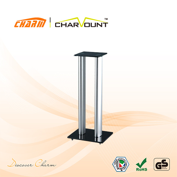 2017 Speaker Stand with Tempered Glass for Customer (CT-SS-30B)