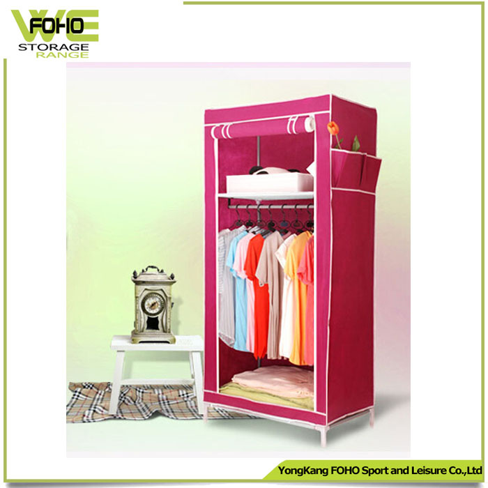 Cheap Easy Clean Cabinet Folding Simple Bedroom Wardrobe