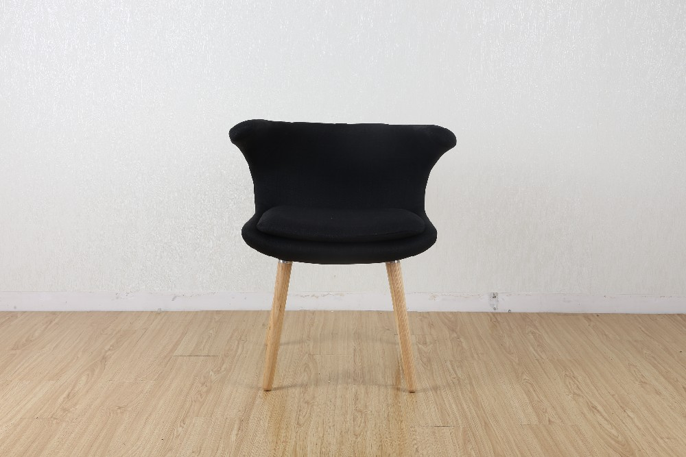 European Style Round Wood Leg Restoring Ancient Dining Chair