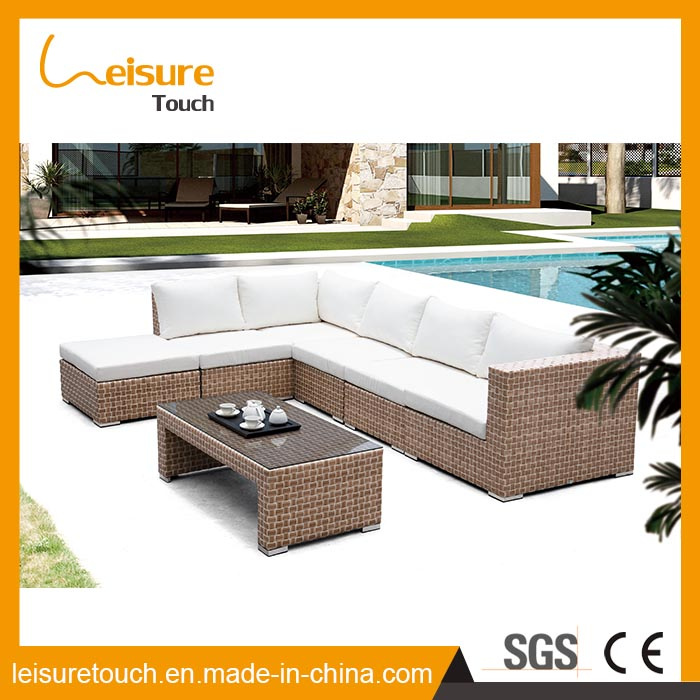 Customized Factory English Garden Outdoor Rattan Leisure Sofa